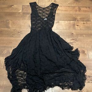 Free people lace black dress